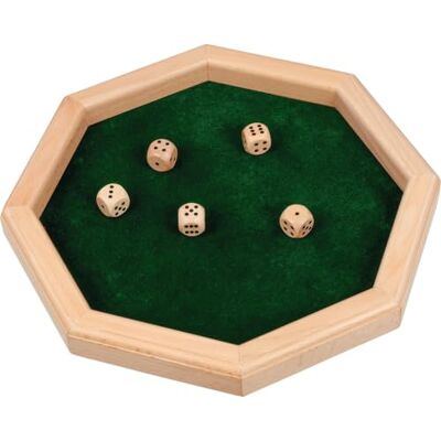 Goki Gezelschapsspel 56954 – dobbelspel – groen dobbelbord, 1 maat. Goki Gezelschapsspel 56954 – dobbelspel – groen dobbelbord, 1 maat.