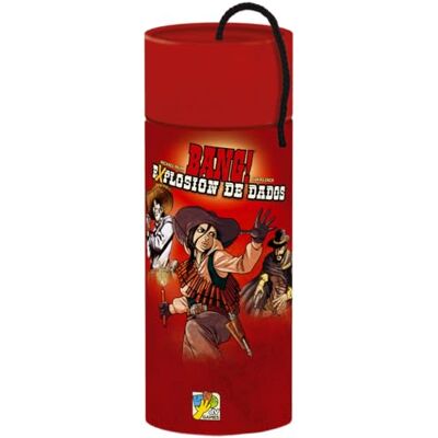 dV Giochi Bang! Dobbelstenen explosie, uitbreiding, dobbelspel, vanaf 8 jaar, voor 3 tot 8 spelers, 15 minuten per spel, Spaans dV Giochi Bang! Dobbelstenen explosie, uitbreiding, dobbelspel, vanaf 8 jaar, voor 3 tot 8 spelers, 15 minuten per spel, Spaans