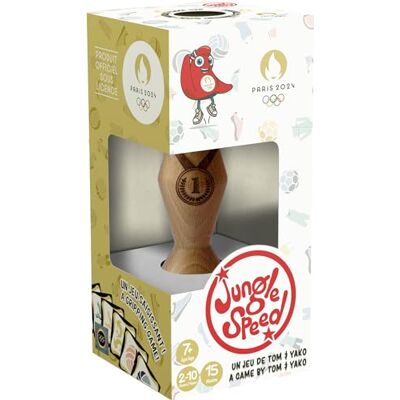 Asmodee Jungle Speed: Olympische Spelen Parijs 2024 Bordspellen Kaartspellen Observatie- en snelheidsspelletjes Vanaf 7 jaar 2 tot 10 Spelers Franse versie Asmodee Jungle Speed: Olympische Spelen Parijs 2024 Bordspellen Kaartspellen Observatie- en snelheidsspelletjes Vanaf 7 jaar 2 tot 10 Spelers Franse versie