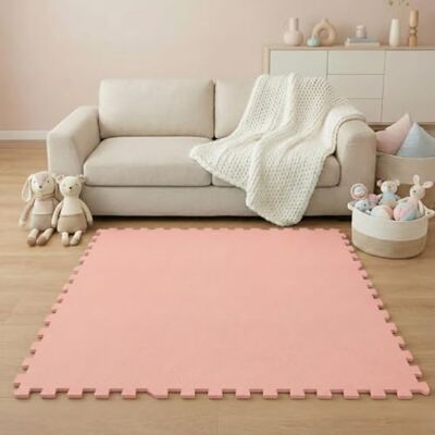 LittleTom Speeltapijt Puzzel voor baby's, 18 stuks, 30 x 30 cm, kruipdeken 180 x 90 cm voor kinderen, beschermende vloermat voor kinderkamer LittleTom Speeltapijt Puzzel voor baby's, 18 stuks, 30 x 30 cm, kruipdeken 180 x 90 cm voor kinderen, beschermende vloermat voor kinderkamer