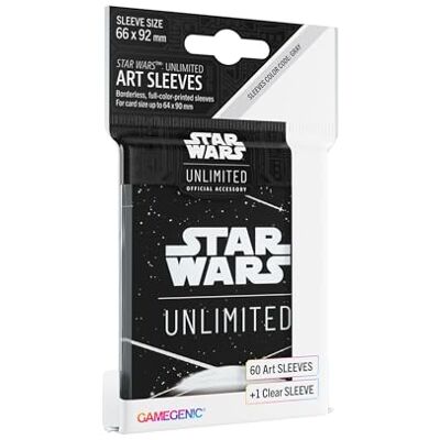 Asmodee White Officieel gelicentieerde set met 60 kunsthoezen 1 transparante hoes, geoptimaliseerde maat voor Star Wars Unlimited Other TCG en LCG Games, gemaakt door Gamegenic, GGS15063ML Asmodee White Officieel gelicentieerde set met 60 kunsthoezen 1 transparante hoes, geoptimaliseerde maat voor Star Wars Unlimited Other TCG en LCG Games, gemaakt door Gamegenic, GGS15063ML