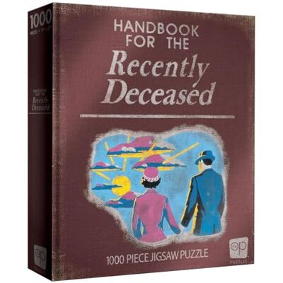 USAopoly The OP Beetlejuice Handbook Recently Deceased Puzzel Legpuzzel 1000 stukjes USAopoly The OP Beetlejuice Handbook Recently Deceased Puzzel Legpuzzel 1000 stukjes