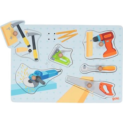 Goki Sound puzzel vloergereedschap, meerkleurig (57368) Goki Sound puzzel vloergereedschap, meerkleurig (57368)