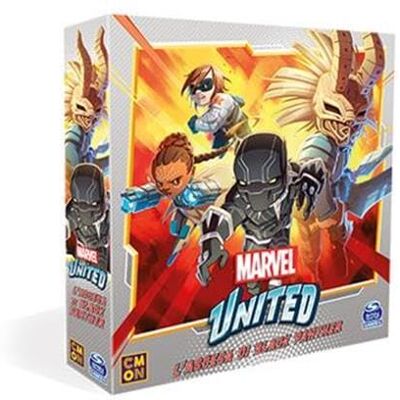 CMON Asmodee Marvel United: de opkomst van Black Panther uitbreiding tafelspel in Italiaanse editie CMON Asmodee Marvel United: de opkomst van Black Panther uitbreiding tafelspel in Italiaanse editie