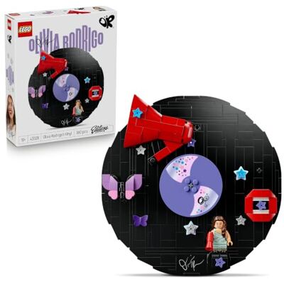 Lego Editions Le Vinyle d’Olivia Rodrigo Jeu de Construction Jouet Vinyle, Minifigurine & Accessoires Décoration Murale ou de Bureau Cadeau sur la Musique pour Fille ou Fan Ado 10 ans 43028 Lego Editions Le Vinyle d’Olivia Rodrigo Jeu de Construction Jouet Vinyle, Minifigurine & Accessoires Décoration Murale ou de Bureau Cadeau sur la Musique pour Fille ou Fan Ado 10 ans 43028