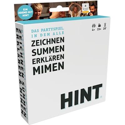 Asmodee Bezzerwizzer Studio HINT Pocket Partyspel, kaartspel, 4+ spelers, vanaf 15 jaar, 20 minuten, Duits Asmodee Bezzerwizzer Studio HINT Pocket Partyspel, kaartspel, 4+ spelers, vanaf 15 jaar, 20 minuten, Duits