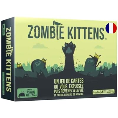 Asmodee Zombie Kittens – sfeerspel – voor 2 tot 5 spelers – 7 jaar en ouder – spel in het Frans Asmodee Zombie Kittens – sfeerspel – voor 2 tot 5 spelers – 7 jaar en ouder – spel in het Frans