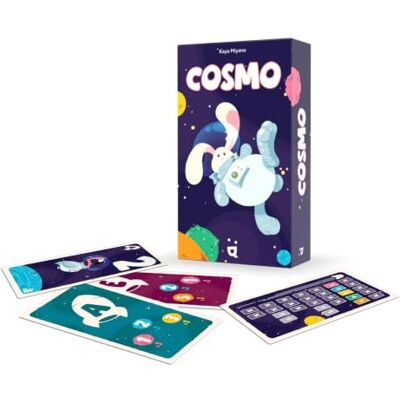 Helvetiq Cosmo – Familie en strategisch kaartspel geïnspireerd op poker – 2 tot 5 spelers – vanaf 8 jaar – snelle spellen van 15 minuten – zakformaat om overal mee naartoe te nemen Helvetiq Cosmo – Familie en strategisch kaartspel geïnspireerd op poker – 2 tot 5 spelers – vanaf 8 jaar – snelle spellen van 15 minuten – zakformaat om overal mee naartoe te nemen