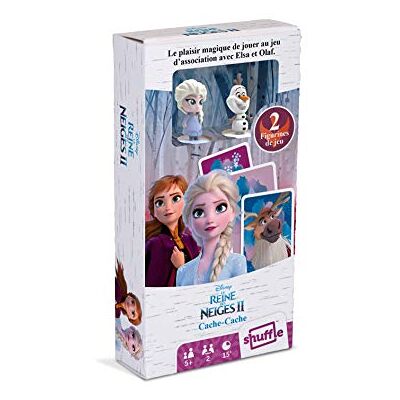 Shuffle IJskoningin 2 kaartspel CacheCache met figuren Elsa en Olaf-Disney, 108588992b Shuffle IJskoningin 2 kaartspel CacheCache met figuren Elsa en Olaf-Disney, 108588992b