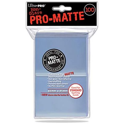 Ultra Pro 84731 Pro Matte kaarthoezen, standaard, transparant Ultra Pro 84731 Pro Matte kaarthoezen, standaard, transparant