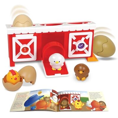 Learning Resources Peeksville kippenhok, educatief speelgoed voor de ontwikkeling van motoriek en probleemoplossing, geheugenspel. Montessori baby 18 maanden, jongens en meisjes, 1, 2, 3 jaar + Learning Resources Peeksville kippenhok, educatief speelgoed voor de ontwikkeling van motoriek en probleemoplossing, geheugenspel. Montessori baby 18 maanden, jongens en meisjes, 1, 2, 3 jaar +