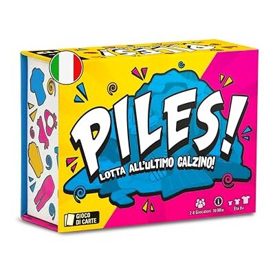 Asmodee PILES Gezelschapsspel voor familie en vrienden kaartspel kaartspel 2-8 spelers 8+ jaar Frans Asmodee PILES Gezelschapsspel voor familie en vrienden kaartspel kaartspel 2-8 spelers 8+ jaar Frans
