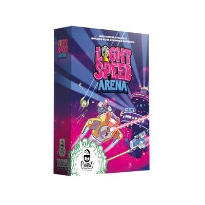 Cranio Creations Light Speed Arena Une bataille spatiale frénétique Jeu de société pour les familles 8 ans 1 à 4 joueurs Edition en langue italienne Cranio Creations Light Speed Arena Une bataille spatiale frénétique Jeu de société pour les familles 8 ans 1 à 4 joueurs Edition en langue italienne