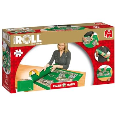 Jumbo 17691 Puzzle Mates, Puzzle & Roll, tot 3000 stukjes puzzelmat Jumbo 17691 Puzzle Mates, Puzzle & Roll, tot 3000 stukjes puzzelmat
