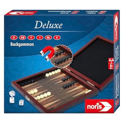 noris Backgammon, Deluxe Reisspeel (spel) noris Backgammon, Deluxe Reisspeel (spel)