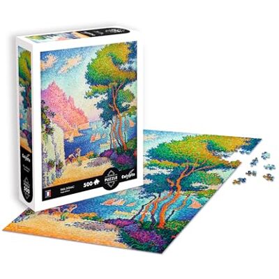 Sentosphère Calypto Paul Signac 3907308 Capo di Noli puzzel, 1000 stukjes, zacht gevoel, kunstpuzzel met fluweelzacht oppervlak, voor volwassenen en kinderen vanaf 9 jaar Sentosphère Calypto Paul Signac 3907308 Capo di Noli puzzel, 1000 stukjes, zacht gevoel, kunstpuzzel met fluweelzacht oppervlak, voor volwassenen en kinderen vanaf 9 jaar