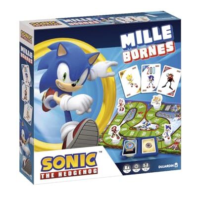 Dujardin Mille Bornes Sonic Jeu de Cartes Incarnez Sonic pour récupérer Les 7 émeraudes du Chaos ! Dujardin Mille Bornes Sonic Jeu de Cartes Incarnez Sonic pour récupérer Les 7 émeraudes du Chaos !