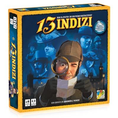 dV Giochi -13 aanwijzingen tafelspel voor deductie en onderzoek Italiaanse editie, meerkleurig, DVG9330 dV Giochi -13 aanwijzingen tafelspel voor deductie en onderzoek Italiaanse editie, meerkleurig, DVG9330
