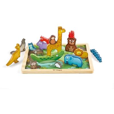 Hape Puzzel dierenrijk, E1656 Hape Puzzel dierenrijk, E1656