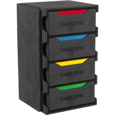 Asmodee Gamegenic Token's Lair Hoogwaardige alles-in-één chipsbox met geïntegreerd dobbelbakje voor de ultieme game-ervaring, multifunctionele opslag voor spelchips, dobbelstenen en Asmodee Gamegenic Token's Lair Hoogwaardige alles-in-één chipsbox met geïntegreerd dobbelbakje voor de ultieme game-ervaring, multifunctionele opslag voor spelchips, dobbelstenen en