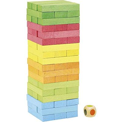 Jeujura 8137- Gezelschapsspellen kleurrijke toren kartonnen doos Jeujura 8137- Gezelschapsspellen kleurrijke toren kartonnen doos