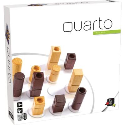 Asmodee Gigamic quarto familiespel houten spel 2 spelers vanaf 8 jaar en ouder 15 minuten Duits meertalig Asmodee Gigamic quarto familiespel houten spel 2 spelers vanaf 8 jaar en ouder 15 minuten Duits meertalig