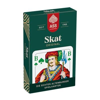 ASS FSC Skat, Turnierafbeelding, 4 kleuren vellen in vouwdoos ASS FSC Skat, Turnierafbeelding, 4 kleuren vellen in vouwdoos