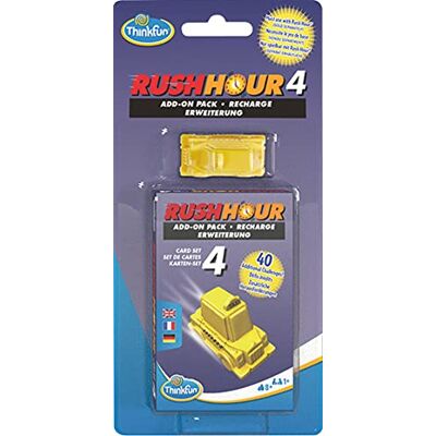 ThinkFun 76453 Rush Hour 4 uitbreidingsset. Een aanvulling op de originele Rush Hour met 40 nieuwe uitdagingen voor kinderen en volwassenen vanaf 8 jaar ThinkFun 76453 Rush Hour 4 uitbreidingsset. Een aanvulling op de originele Rush Hour met 40 nieuwe uitdagingen voor kinderen en volwassenen vanaf 8 jaar