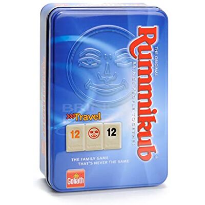 Goliath Rummikub Voyage 50105212 Metalen koffer, bordspel Goliath Rummikub Voyage 50105212 Metalen koffer, bordspel