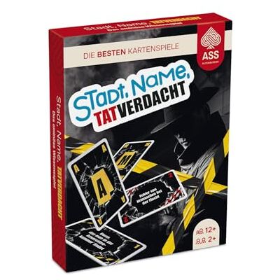 ASS Stadt, naam, Tatverdacht misdaadspel voor 2-4 spelers, vanaf 7 jaar (Krimisspel) ASS Stadt, naam, Tatverdacht misdaadspel voor 2-4 spelers, vanaf 7 jaar (Krimisspel)