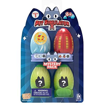 Bizak Pet Simulator 4 stuks, ontdek de dieren in de verrassingseieren, er zijn honden en kittens maar ook draken en eenhoorns, verzamelobjecten, codes Bizak Pet Simulator 4 stuks, ontdek de dieren in de verrassingseieren, er zijn honden en kittens maar ook draken en eenhoorns, verzamelobjecten, codes