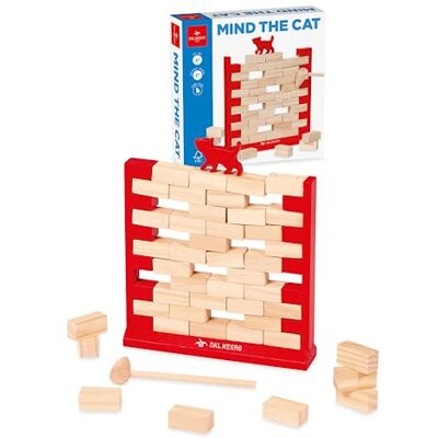 Dal Negro Dal Mind the Cat, vaardigheids- en evenwichtsspel. Geschikt voor kinderen vanaf 8 jaar en voor het hele gezin, van 2 of meer spelers. Dal Negro Dal Mind the Cat, vaardigheids- en evenwichtsspel. Geschikt voor kinderen vanaf 8 jaar en voor het hele gezin, van 2 of meer spelers.