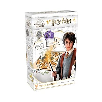 Topi Games Harry Potter Tovenaarsproeven Bordspel Bordspel Kaartspel Familie Vanaf 7 jaar 2 tot 8 spelers HP-EDS-105901 Franse versie Topi Games Harry Potter Tovenaarsproeven Bordspel Bordspel Kaartspel Familie Vanaf 7 jaar 2 tot 8 spelers HP-EDS-105901 Franse versie