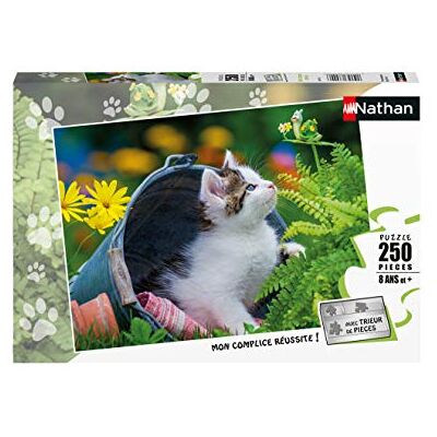 Nathan Kinderpuzzel 250 stukjes nieuwsgierige kleine kitten meisjes of jongens vanaf 8 jaar hoogwaardige puzzel dik en duurzaam karton dieren 86876 Nathan Kinderpuzzel 250 stukjes nieuwsgierige kleine kitten meisjes of jongens vanaf 8 jaar hoogwaardige puzzel dik en duurzaam karton dieren 86876