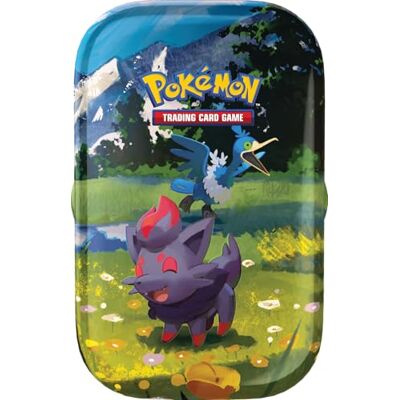 Pokémon : Expansion Megaevolution mini-verzamelbox Heroïsche hemelvaart (Zorua en Cramorant) van het TCG (1 vel met stickers, 1 illustratiepapier van de mini-doos en 2 Pokémon : Expansion Megaevolution mini-verzamelbox Heroïsche hemelvaart (Zorua en Cramorant) van het TCG (1 vel met stickers, 1 illustratiepapier van de mini-doos en 2