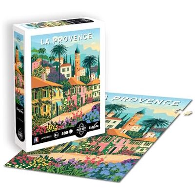 Sentosphère Calypto Provence 3907310 Puzzel, 500 stukjes, zacht gevoel, kleurrijke puzzel met fluweelachtig oppervlak, met puzzelposter, voor volwassenen en kinderen vanaf 8 jaar Sentosphère Calypto Provence 3907310 Puzzel, 500 stukjes, zacht gevoel, kleurrijke puzzel met fluweelachtig oppervlak, met puzzelposter, voor volwassenen en kinderen vanaf 8 jaar