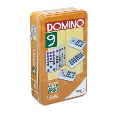 Cayro Domino's 6 jaar dubbel en kleurrijk met 9 puntchips gezelschapsspel kinderen en volwassenen meer moeilijkheden en plezier 2 tot 6 spelers Cayro Domino's 6 jaar dubbel en kleurrijk met 9 puntchips gezelschapsspel kinderen en volwassenen meer moeilijkheden en plezier 2 tot 6 spelers