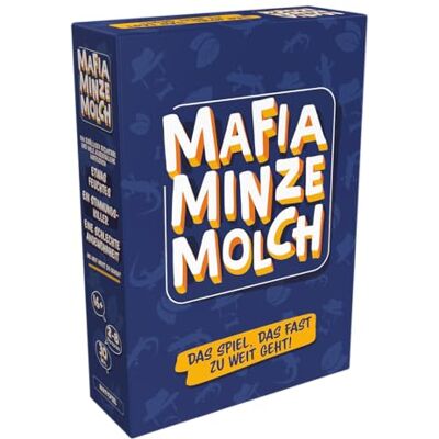 Asmodee Tailemi, Mafia Minze Molch, feestspel, borstspel, 2-8 spelers, vanaf 16 jaar, 30-45 minuten, Duits Asmodee Tailemi, Mafia Minze Molch, feestspel, borstspel, 2-8 spelers, vanaf 16 jaar, 30-45 minuten, Duits