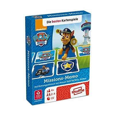 ASS Paw Patrol – missies-memo: de beste kaartspellen ASS Paw Patrol – missies-memo: de beste kaartspellen