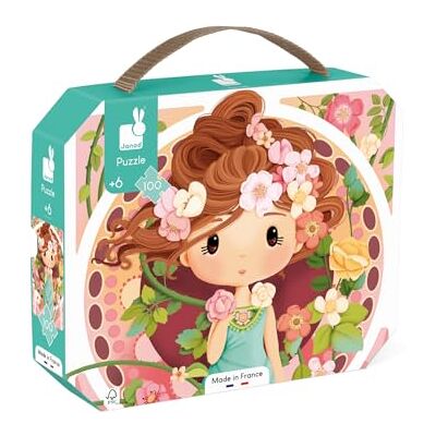 Janod , Mucha geïnspireerde puzzel, 100 stukjes, vanaf 6 jaar Ontdekking van kunst, poster inbegrepen, koffer van karton met handvat, plantaardige inkt, gemaakt in Frankrijk Janod , Mucha geïnspireerde puzzel, 100 stukjes, vanaf 6 jaar Ontdekking van kunst, poster inbegrepen, koffer van karton met handvat, plantaardige inkt, gemaakt in Frankrijk