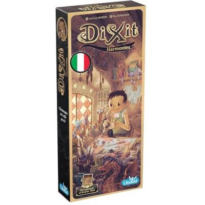 Asmodee Dixit: harmonieën, uitbreiding tafelspel, editie in het Italiaans Asmodee Dixit: harmonieën, uitbreiding tafelspel, editie in het Italiaans