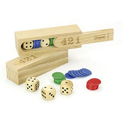 Jeujura 8192 Bordspellen Houten Box 421 Jeujura 8192 Bordspellen Houten Box 421