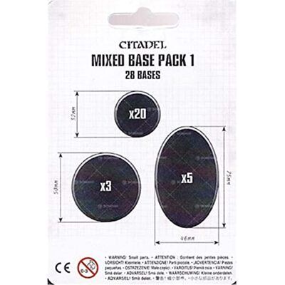 Games Workshop Citadel Mixed Base Pack 1 99079999004, zwart Games Workshop Citadel Mixed Base Pack 1 99079999004, zwart