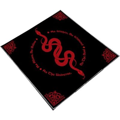 Uqezagpa Nappe de tarots et de méditations, tapis de lecture psychique pour lecteurs et travaux énergétiques brodés Uqezagpa Nappe de tarots et de méditations, tapis de lecture psychique pour lecteurs et travaux énergétiques brodés