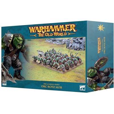 Games Workshop Warhammer The Old World Orc & Goblin Tribes: Orc Boyz Mob 09-02 Games Workshop Warhammer The Old World Orc & Goblin Tribes: Orc Boyz Mob 09-02