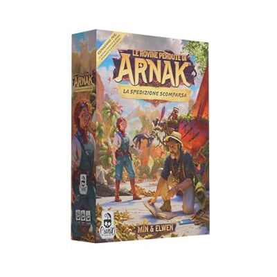 Cranio Creations De verloren ruïnes van Arnak de verdwenen expeditie, ontwikkel het Arnak-spel door een campagne te spelen, uitbreiding, editie in de Italiaanse taal Cranio Creations De verloren ruïnes van Arnak de verdwenen expeditie, ontwikkel het Arnak-spel door een campagne te spelen, uitbreiding, editie in de Italiaanse taal