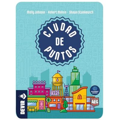 Devir Stad van punten, tafelspel, snel en leuk spel, spel met familie en vrienden, leeftijd +10 jaar (BGCPSP) Devir Stad van punten, tafelspel, snel en leuk spel, spel met familie en vrienden, leeftijd +10 jaar (BGCPSP)