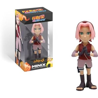 MINIX Naruto Sakura Haruno figuur Collectie 12 cm cadeau-idee voor kinderen en volwassenen, Naruto Anime Fans MN13425 MINIX Naruto Sakura Haruno figuur Collectie 12 cm cadeau-idee voor kinderen en volwassenen, Naruto Anime Fans MN13425