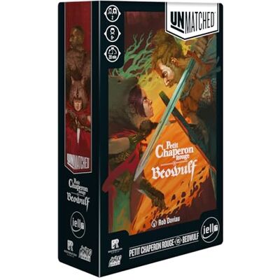 IELLO Unmatched spel Roodkapje vs Beowulf IELLO Unmatched spel Roodkapje vs Beowulf