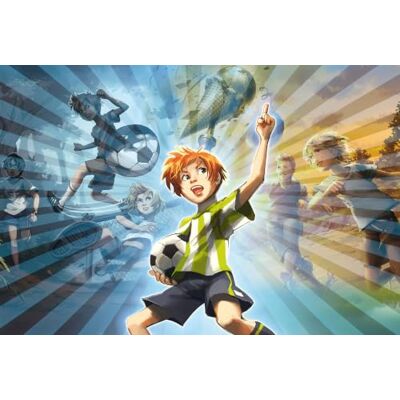 SCHMIDT De voetbalband, kampeergeist, 100 stukjes: kinderpuzzel, graspap de voetbalband SCHMIDT De voetbalband, kampeergeist, 100 stukjes: kinderpuzzel, graspap de voetbalband